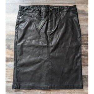 NWT [BLANKNYC] Women's Faux Leather Skirt Size 31 Pencil Rockstar NEW Knee